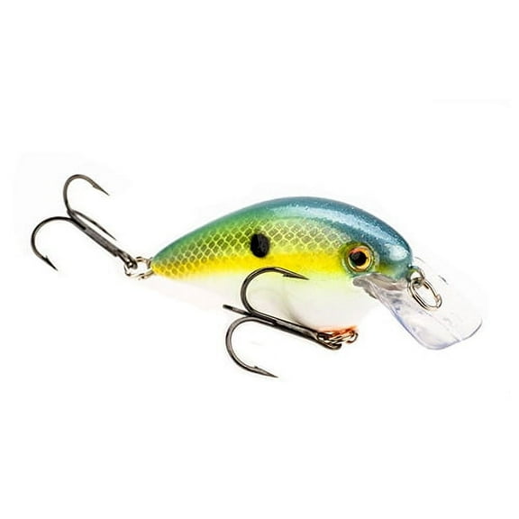 Strike King KVD Squarebill 1.5 Crankbait Chartreuse Sexy Shad Hard Bait Lure