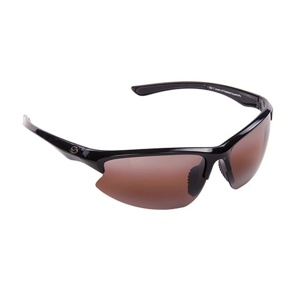 Strike King Lures S11 Optics Sunglasses Eufaula Style, Shiny Black