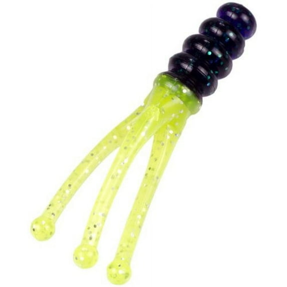 Strike King Mr. Crappie 2" Joker Lure, Junebug & Chartreuse Glitter