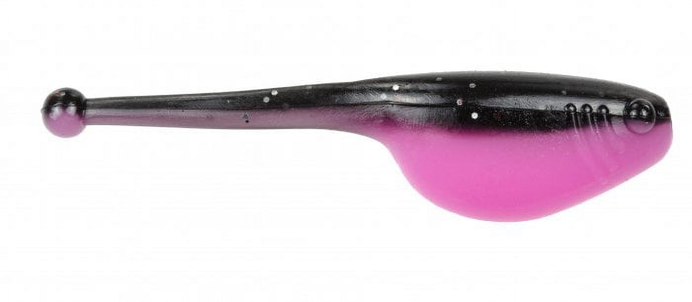 Strike King Mr. Crappie, 2" Shadpole, 15 Pack, Pink Tuxedo - MRCSP-194