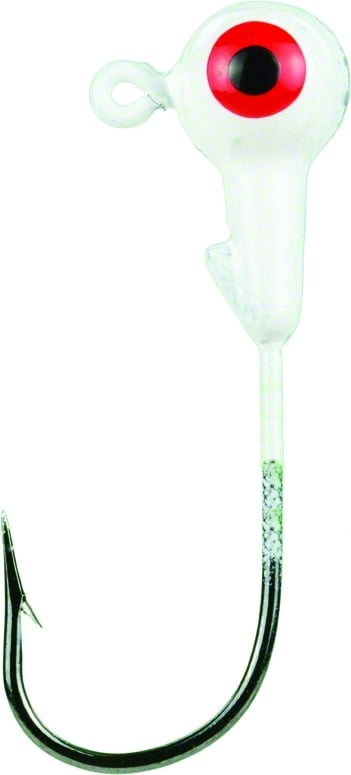 Strike King Mr. Crappie Jig Heads - 1/32 oz; Refrigerator White
