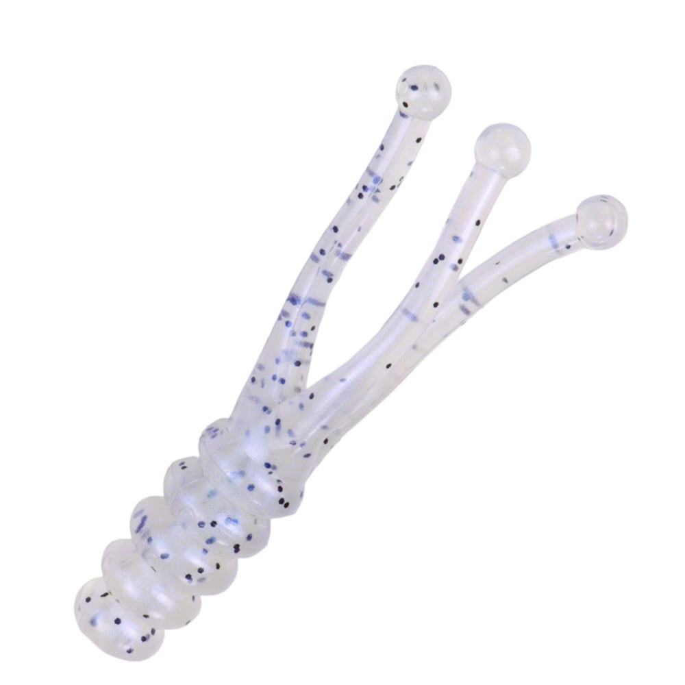 Mr. Crappie by Strike King 2 Shadpole, Glimmer Blue, 15 Pack