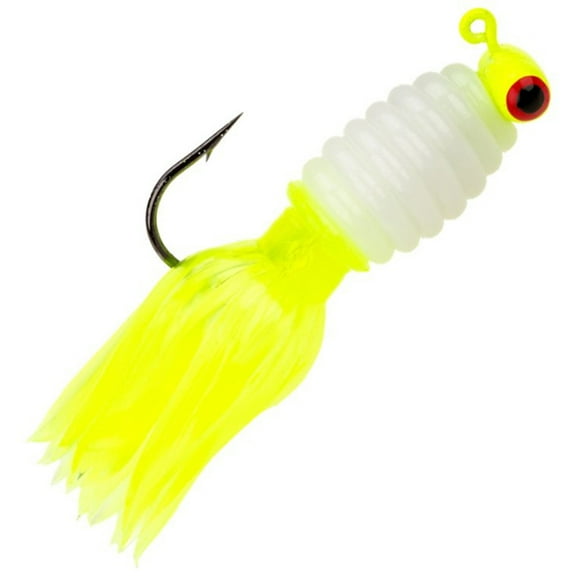 Strike King Mr Crappie Sausage Head 1/16 oz Refrigerator White Panfish Lure