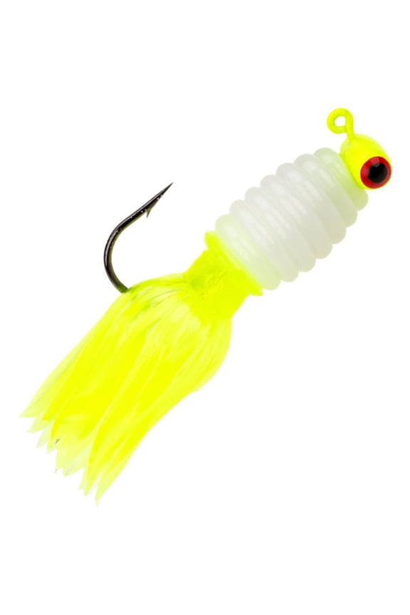 Mr Crappie Sausage Head 1/16 oz Refrigerator White Panfish Lure