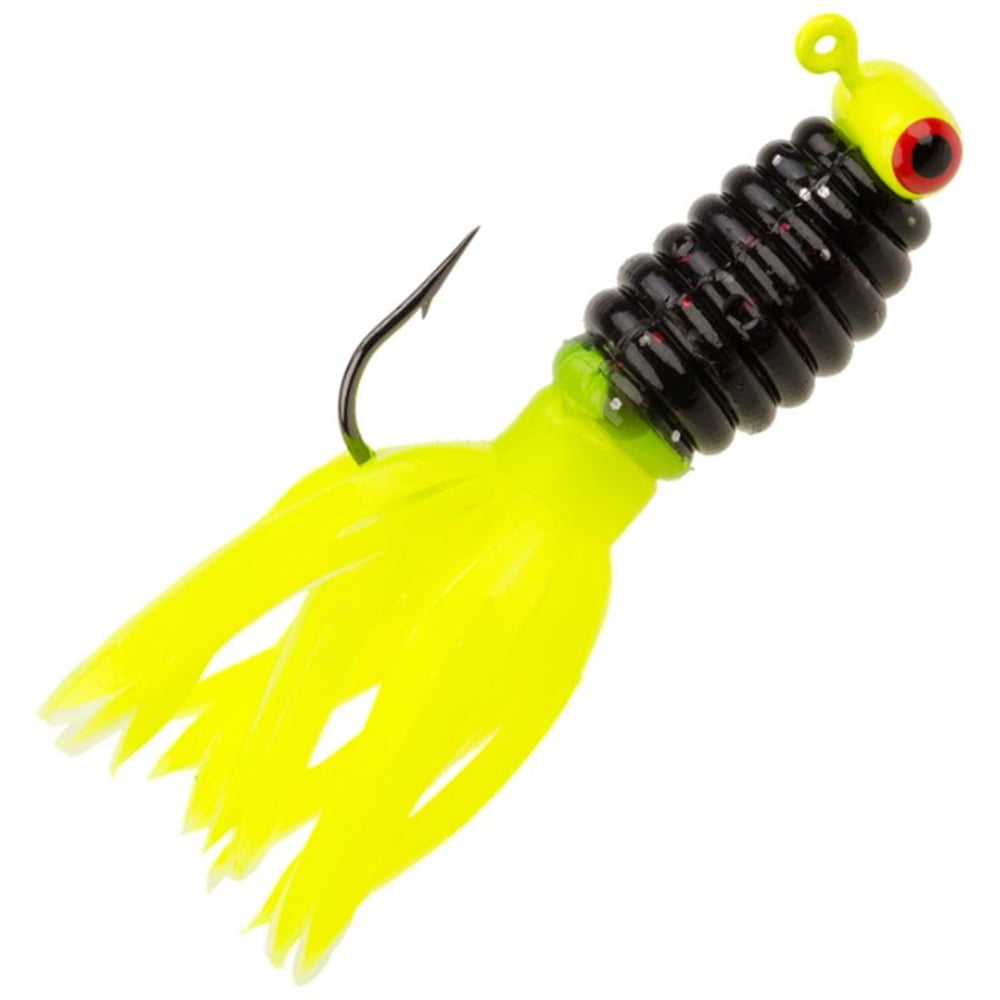 Strike King Mr Crappie Sausage Head 1/16 oz Tuxedo Black Panfish