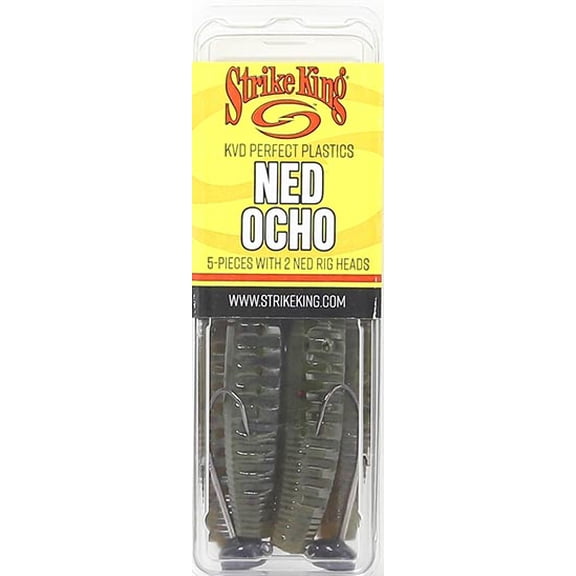 Strike King Ned Ocho Stick Bait Green Pumpkin Soft Bait Lure