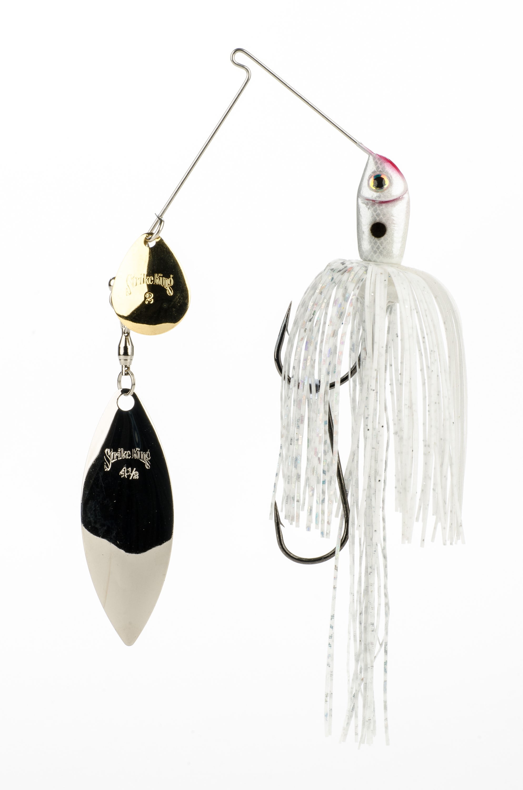 Strike King Premier Plus Spinnerbait Lure 3/8 oz Colorado/Willow White