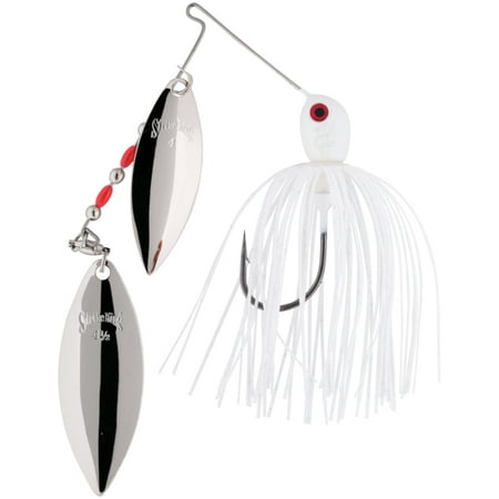 Strike King Premier Pro-Model 1/2 oz Spinnerbait Lure Willow White