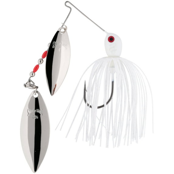 Strike King Premier Pro-Model 1/2 oz Spinnerbait Lure Willow White