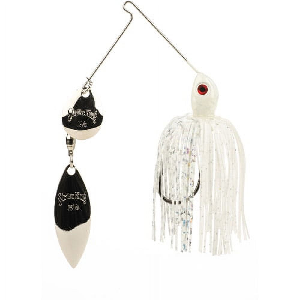 Strike King Premier Pro-Model 3/16 oz Spinnerbait Lure Colorado Willow White Shiner
