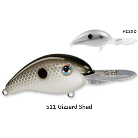 Strike King Pro-Model 3 XD Gizzard Shad
