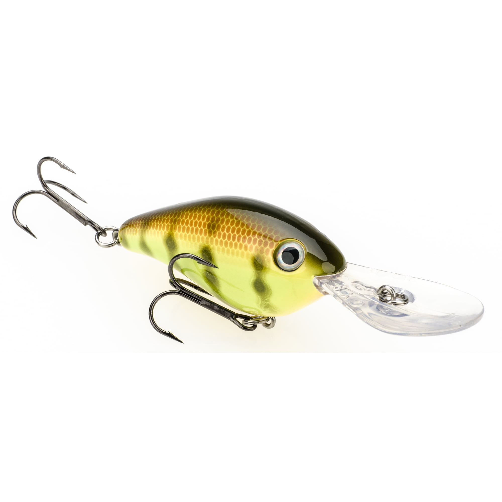 Strike King Pro-Model 8 XD Chartreuse Perch Deep Diving Crankbait ...