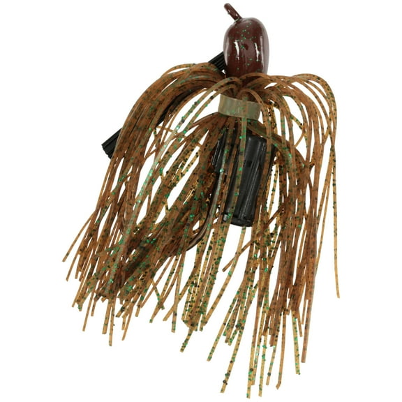 Strike King Pro-Model Jig 3/8oz Green Pumpkin Bass Jig
