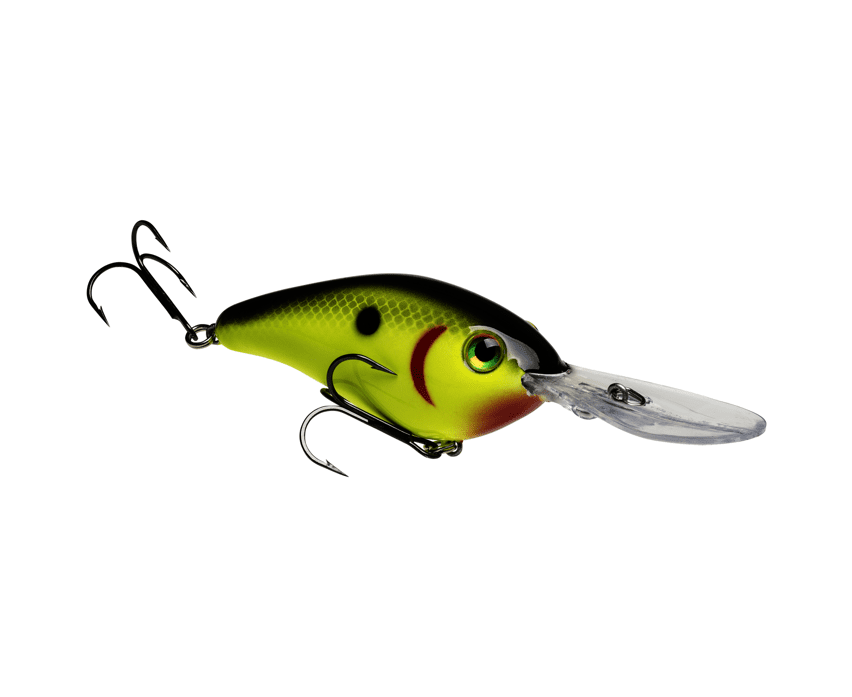 Strike King ProModel Crankbait S6XD Black Back Chartreuse Hard Bait Lure