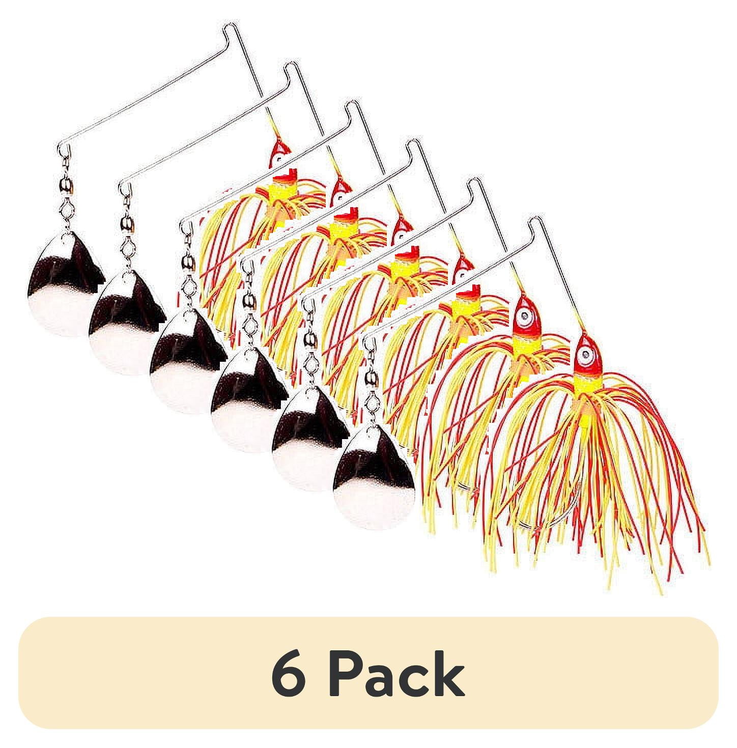 Lucky Bug Bingo Bug #2 Fishing Lures - 6-Pack Glow Combo Set For Freshwater Fish