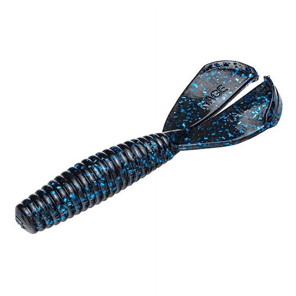 Strike King Rage Baby Menace Black Blue Flake 9pk