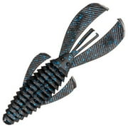 Strike King Rage Bug 4 Black/Blue Flake Soft Bait Lure