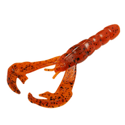 Strike King Rage Craw 4" Soft Boat Fishing Lure Fire Craw