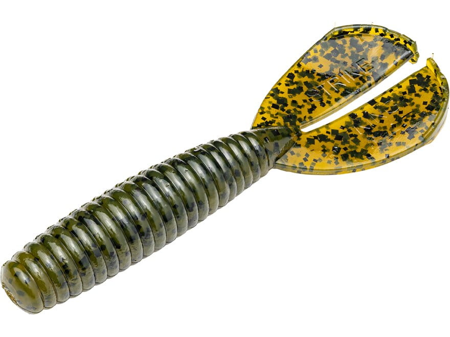 Strike King Rage Mag Men Grb 4'' Green Pumpkin 7pk