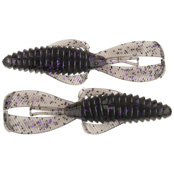 Strike King Rage Tail DB Bug Smoke Purple Black Flake