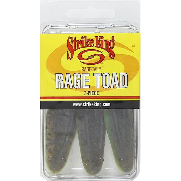 Strike King Rage Toad Chartreuse Belly Soft Bait Lure