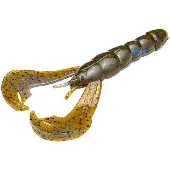 Strike King RageCraw 4'' Blue Craw Red Flake 7pk