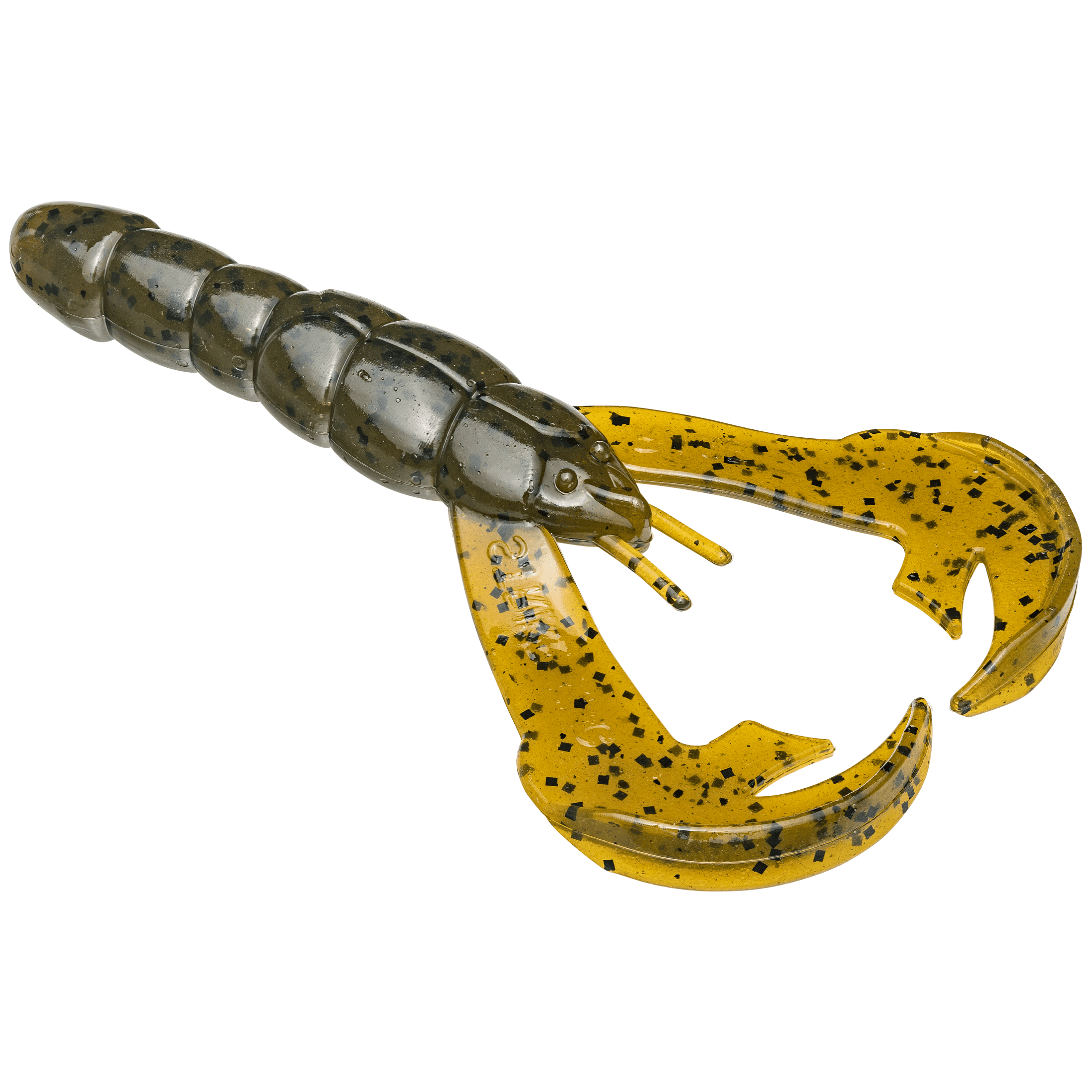 Strike King Rattlin' Rage Craw 4" Soft Bait Fishing Lure Green Pumkin