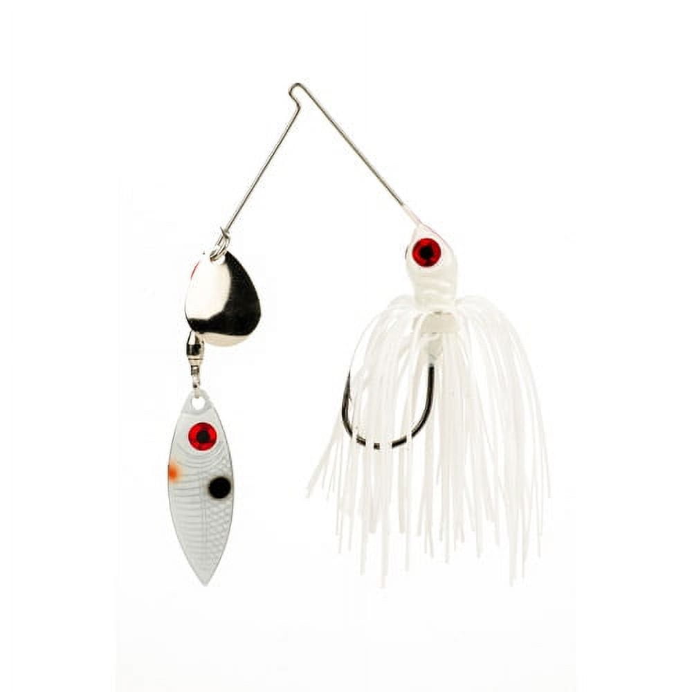 Strike King Red Eye 3/16 oz Spinnerbait Lure White