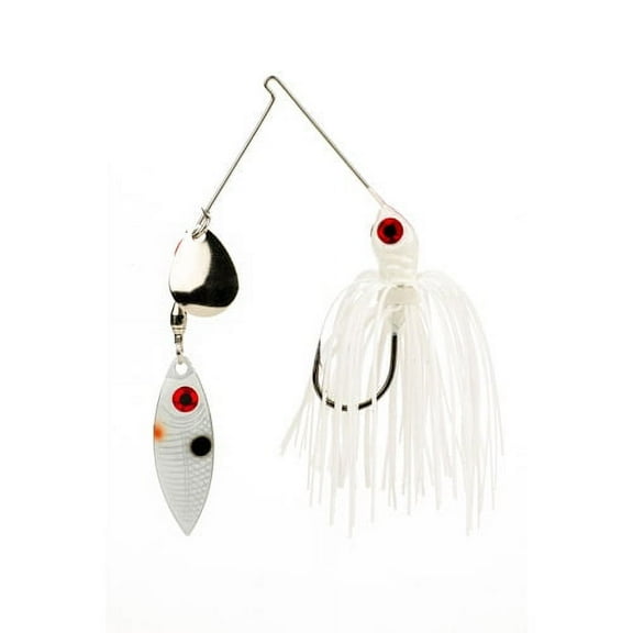 Strike King Red Eye 3/16 oz Spinnerbait Lure White