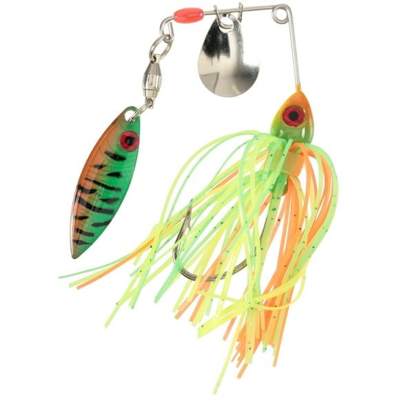 Strike King Red Eye Mini-King 1/8oz Spinnerbait Lure Fire Tiger