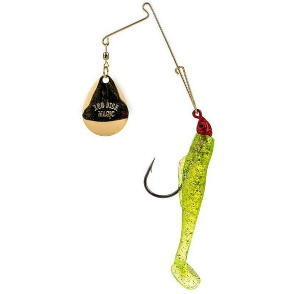 Strike King RedfishMagic 1/8 Chartreuse Silver/Red Head