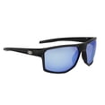 thumbnail image 1 of Strike King S11 Murray Sunglasses, Shiny Black Frame, Blue Mirror Lens, Hard Case, Micro-Fiber Cloth, Retainer, 1 of 7