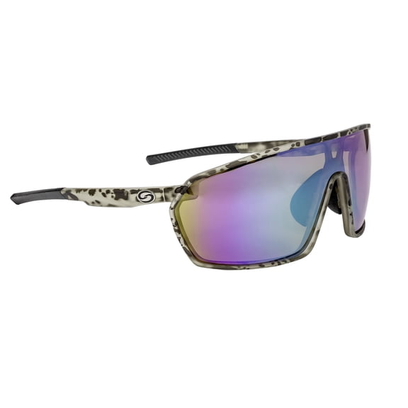 Strike King S11 Winyah Sunglasses, Gray Tortoise Frame, Green Mirror Lens, Hard Case, Micro-Fiber Cloth, Retainer