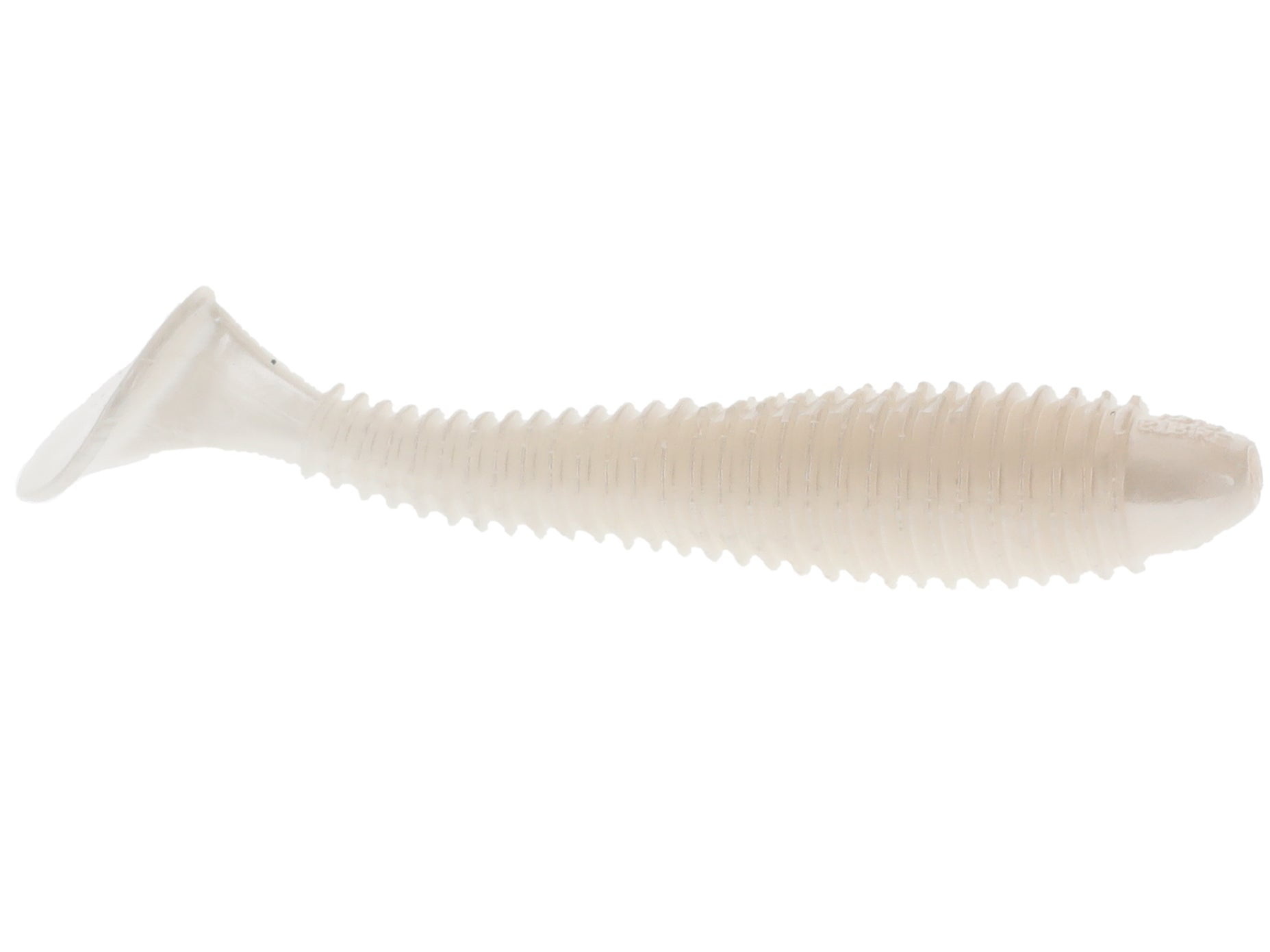 Strike King Saltwater Rage Swimmer 3.75 inch Soft Swimbait Fishing Lure, Pearl