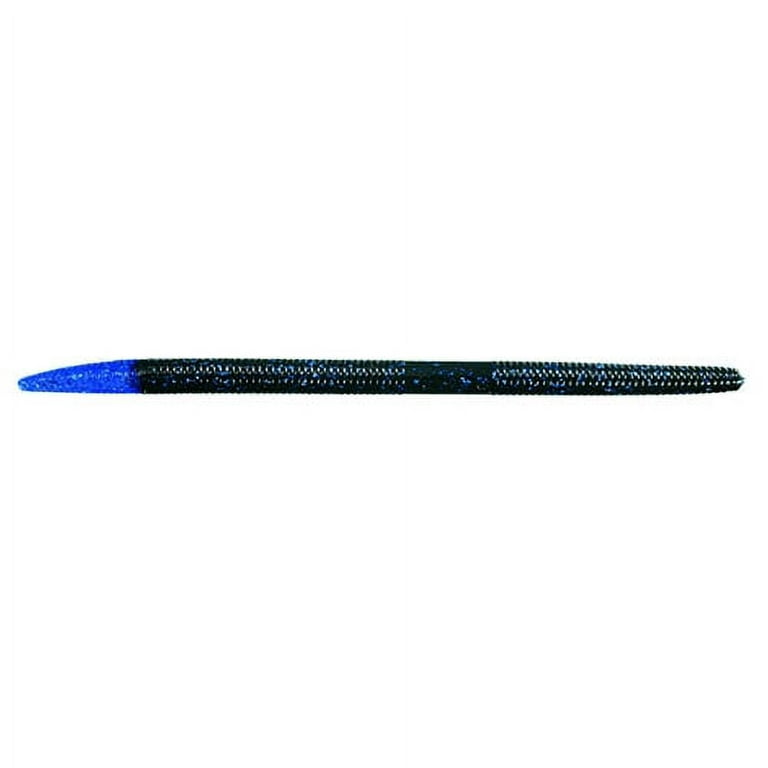 Strike King Shim-E-Stick Blue Black Soft Stick Bait Lure
