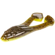 Strike King Super Toad 4"Green Pumpkin Chartreuse Belly Soft Bait Lure