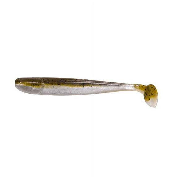 Strike King SwimNShiner 4'' Green Pumpkin Pearl Belly