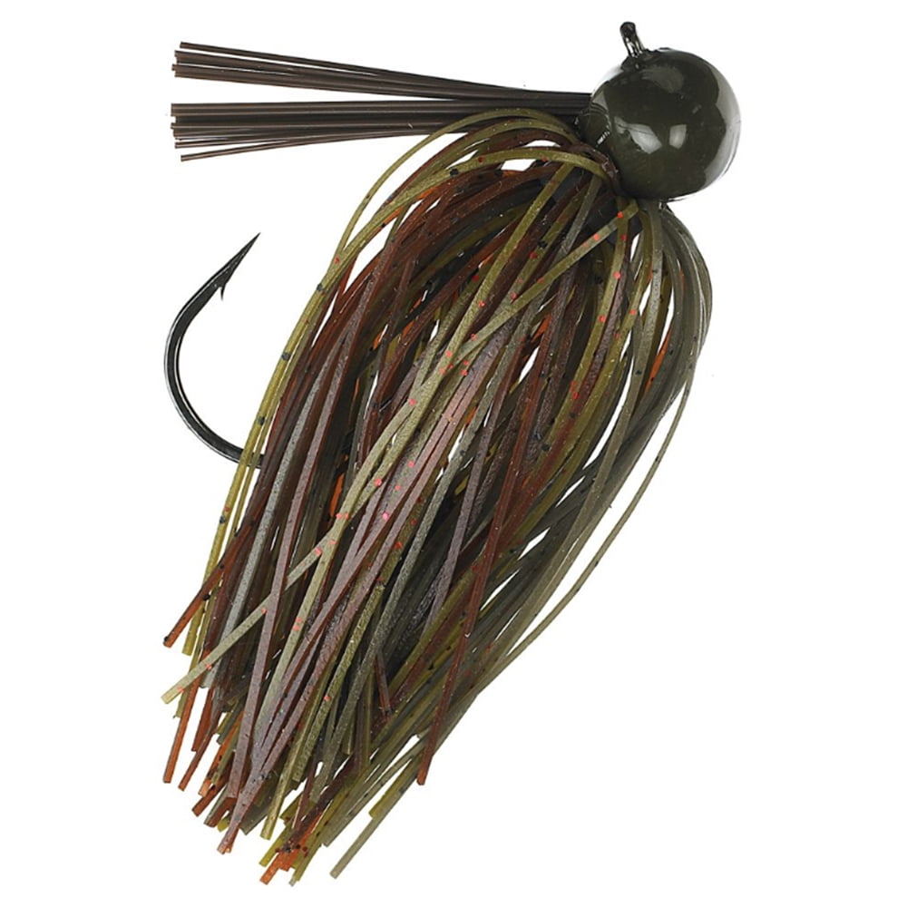 Strike King Tour Grade Football Jig - 3/4oz Green Pumpkin Craw