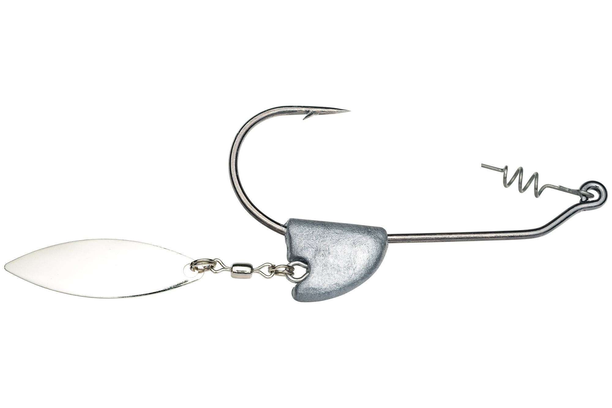 Strike King Tour Grade Belly Blade 1/4 oz 3/0 Hook Unpainted Underspin Jig Head Lure