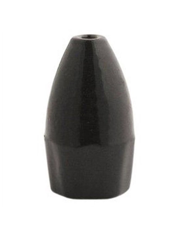 Tungsten Bullet Worm Weight 1/8 Ounce Black 4 Pack