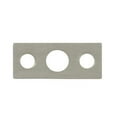 thumbnail image 1 of Strike Plate for 7 in. Flush Bolt, Satin Nickel - Solid Brass, 1 of 1