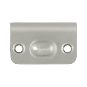Strike Plate for Ball Catch & Roller Catch, Satin Nickel - Solid