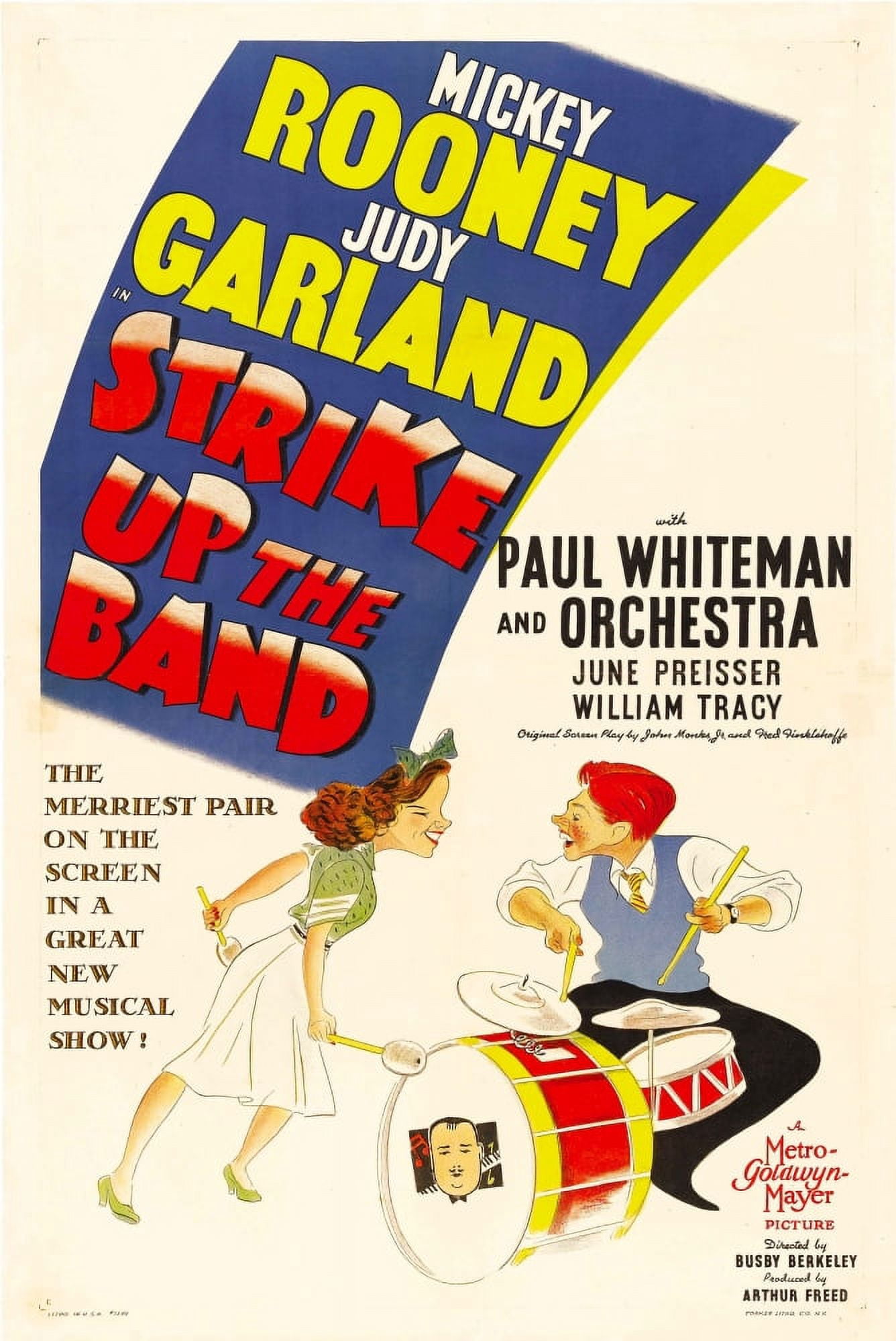Strike Up The Band Canvas Art - (11 x 17)