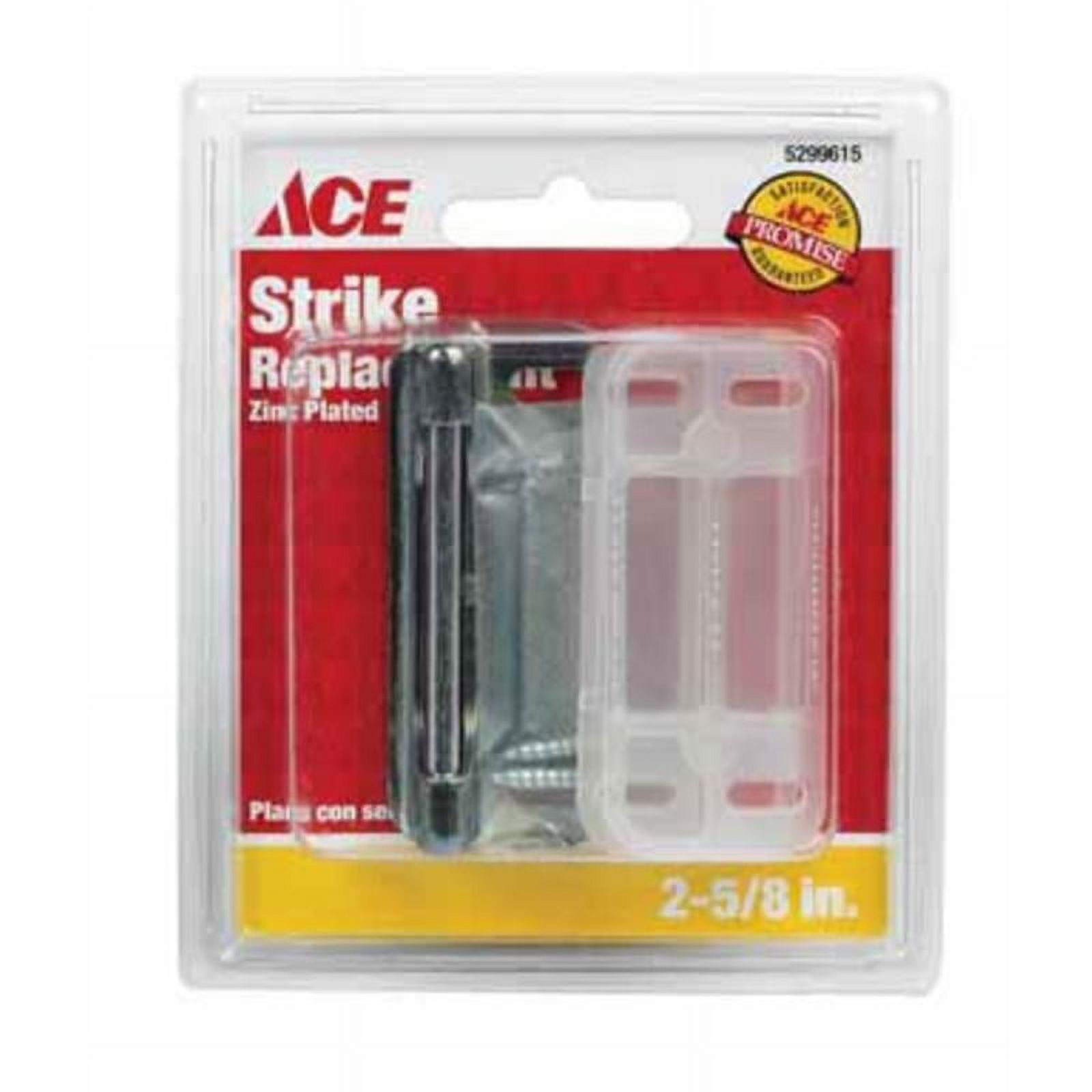 Strike W/Shims 25/8" Zinc Ace Misc Window Hardware 5299615