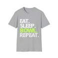 thumbnail image 1 of Strike in Style: 'Eat. Sleep. Bowl. Repeat.' T-Shirt, 1 of 4