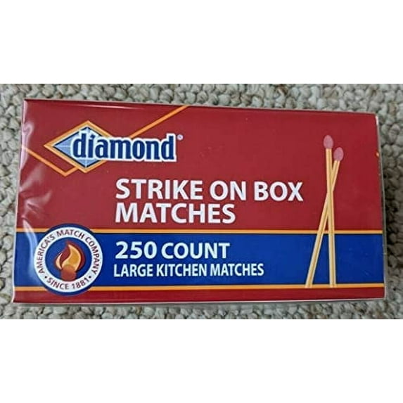 Strike on Box Matches - Large Kitchen Matches - 250 Count
