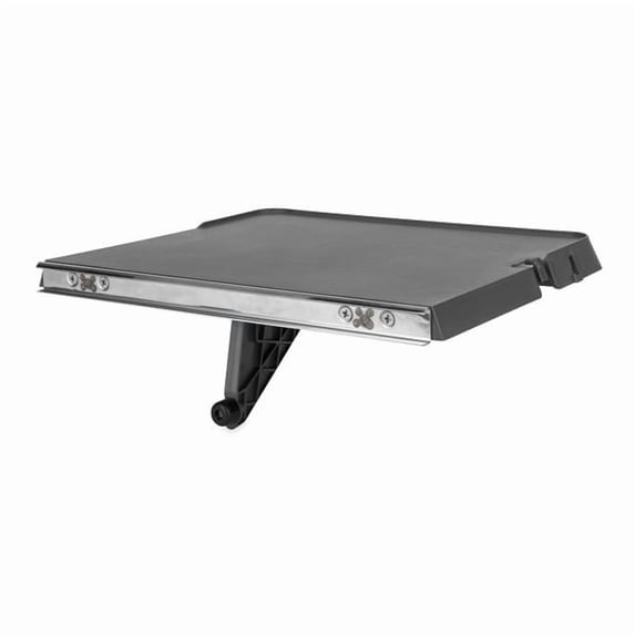Strike3 ST3583404, Charcoal Gray Durable Materials 16" x 12" RV Rail Mount Table, Flat, Compatible