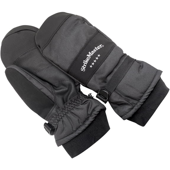 StrikeMaster Heavyweight Fishing Mitts - Small - Black