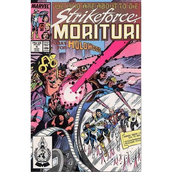 Strikeforce: Morituri #6 VF ; Marvel Comic Book