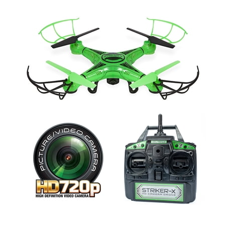 Striker-X Glow-In-The-Dark 2.4GHz 4.5CH RC HD Camera Drone
